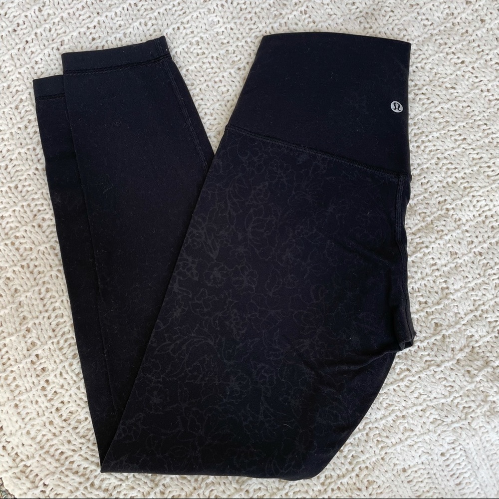 SOLD Lululemon Align Pant Emboss Floral RARE